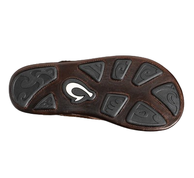 OLUKAI MEA OLA MEN SANDAL DARK JAVA 