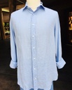 LOVE BRAND &amp; CO LINEN SHIRT SKY BLUE (S)