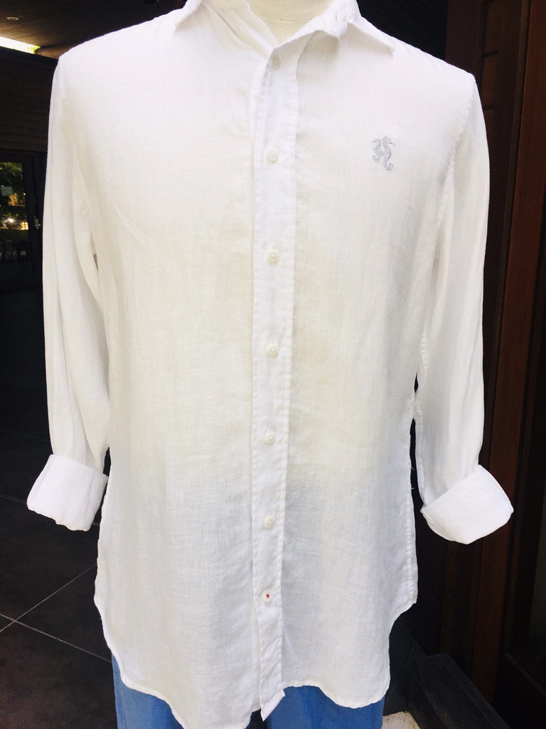 LOVE BRAND &amp; CO LINEN SHIRT WHITE