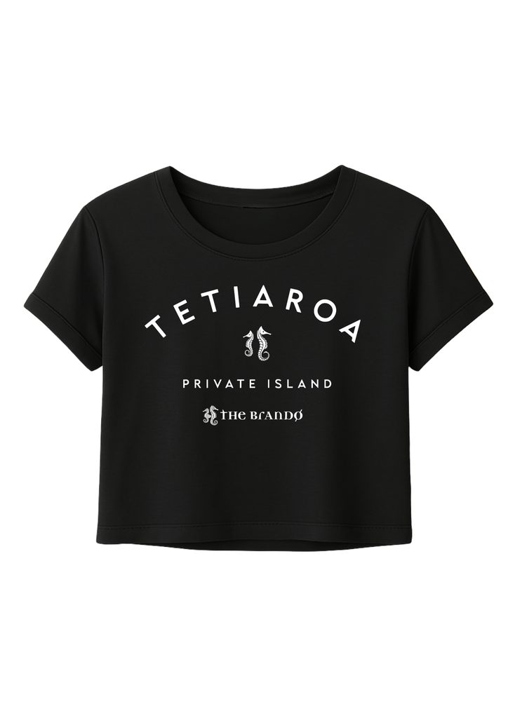  CROP WOMEN'S TSHIRT TETIAROA ARCH LOGO