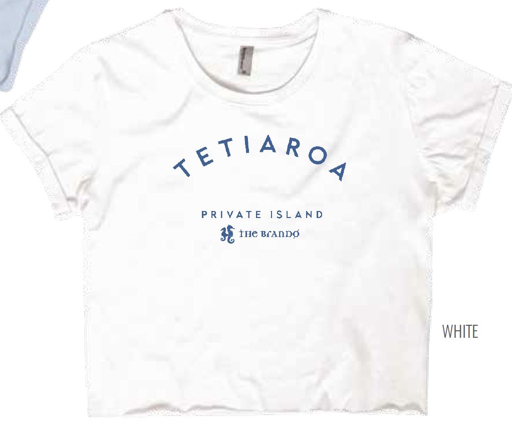 CROP WOMEN'S TSHIRT TETIAROA ARCH LOGO