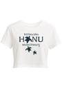 CROP WOMEN'S TSHIRT HONU SANCTUARY