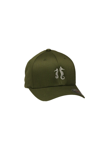 [NOW] NOW CASQUETTE FLEXFIT HIPPOCAMPE BRODÉ (Olive)