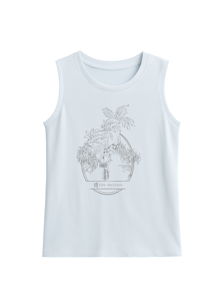 WOMEN'S ORGANIC SLEEVELESS SHIRT BIKE