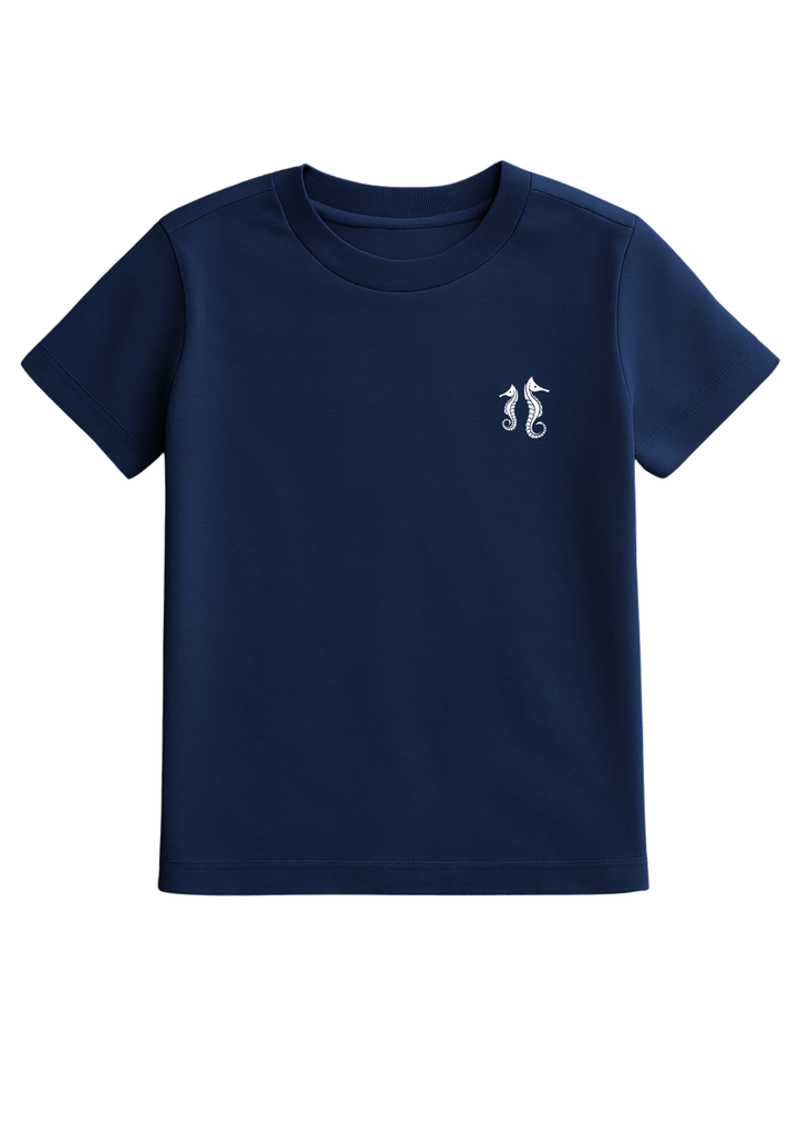 TSHIRT ENFANT ORGANIC LOGO HIPPOCAMPE
