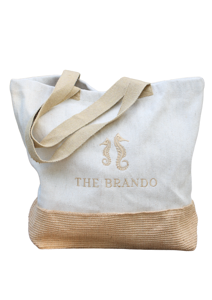 THE BRANDO COTTON JUTE BAG 