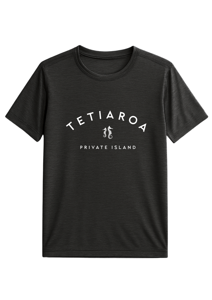 SHORT SLEEVE SUN SHIRT TETIAORA ARCH HEATHER DK GRAY