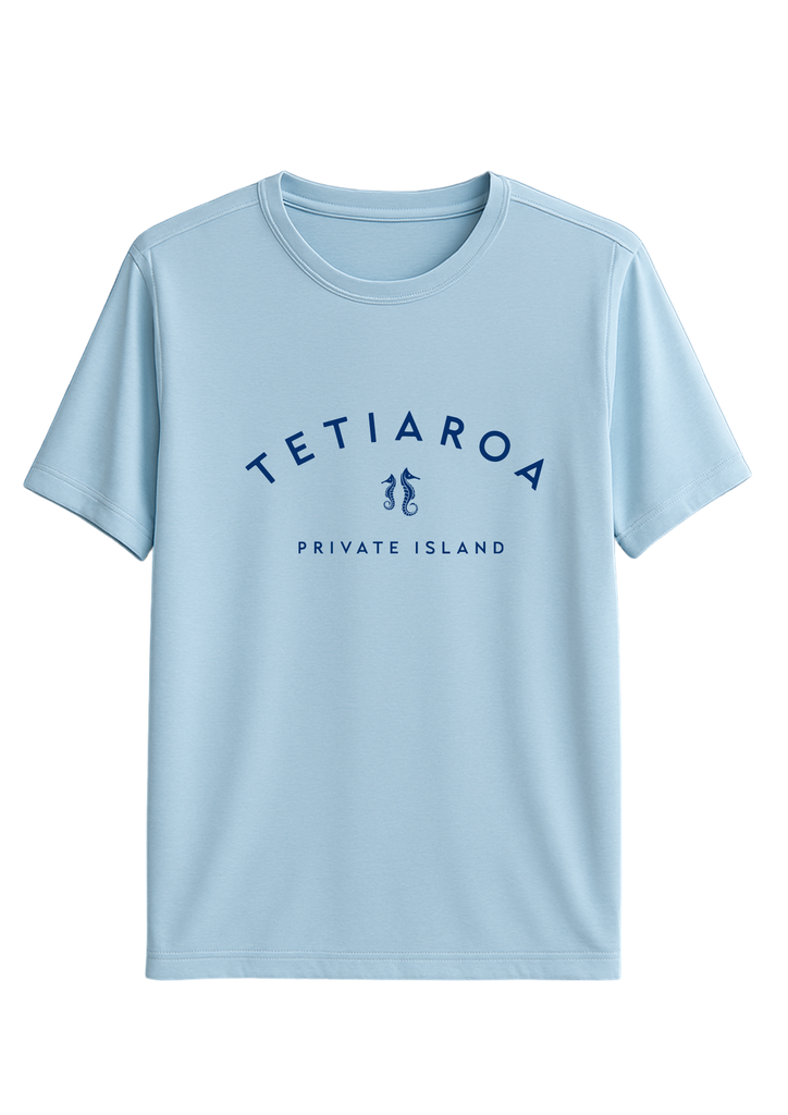 SHORT SLEEVE SUN SHIRT TETIAORA ARCH LIGHT BLUE