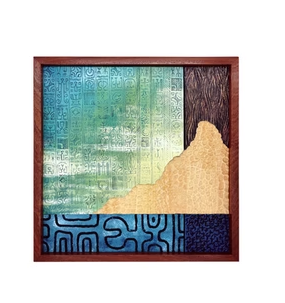KEN HARDIE CADRE DECOMPOSER SON REGARD 40x40cm 