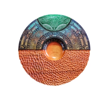 KEN HARDIE ASSIETTE CORAIL 