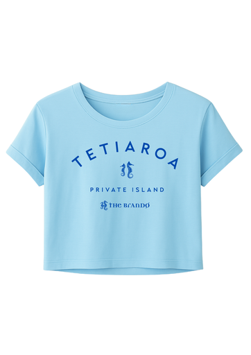 CROP WOMEN'S TSHIRT TETIAROA ARCH LOGO