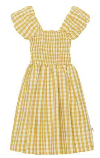 MOLO CHERISLA DRESS HONEY CHECK  