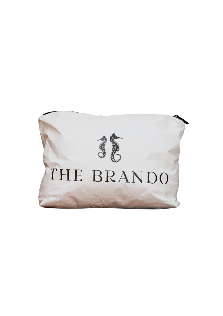 POUCH SPLASH PROOF THE BRANDO BLANC